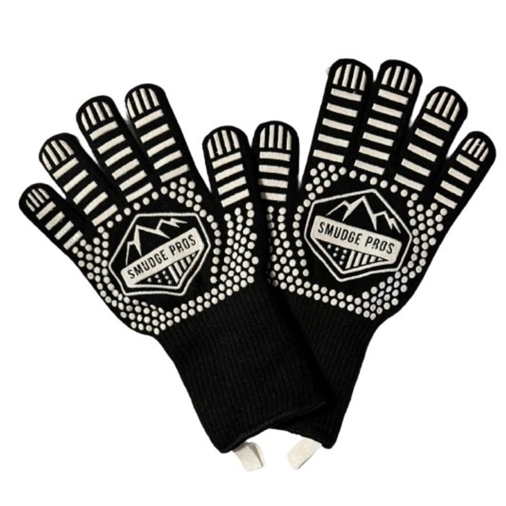 Smudge Pros Heat Resistant Gloves Black/White